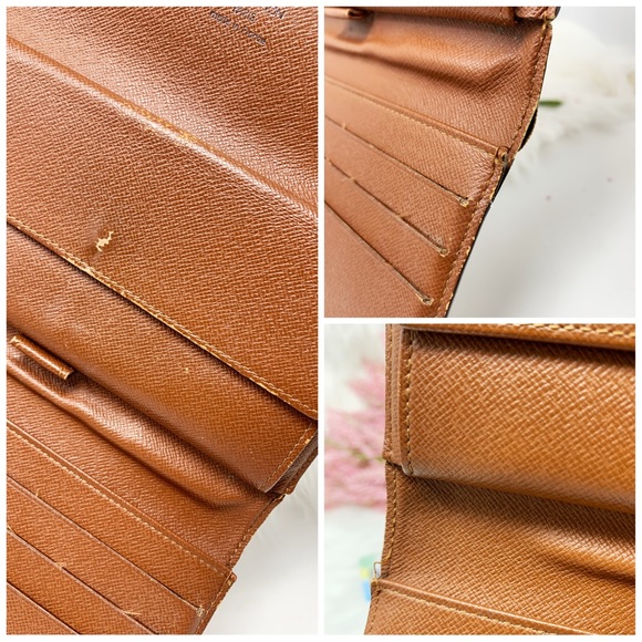 062 Authentic Louis Vuitton Monogram International Wallet Datecode: MB0052 - Picture 6 of 7